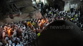 Israel: Orthodox Christians mark Holy Saturday at Church of the Holy Sepulchre in Jerusalem