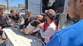 Funeral prayers held for Palestinians killed in Israeli strike on Deir al-Balah, Gaza (3)