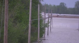 Flooding McCracken County, KY, USA River Flood Warning In Effect