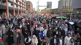 Caribbean Netherlands: Massive crowd marches in Rotterdam in solidarity with Palestinian people