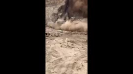 Quarry wall collapses killing worker in Indonesia