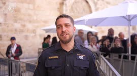 Israel: The Israel Police is securing a safe environment for the Holy Fire ceremony at the Church of the Holy Sepulchre
