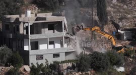 Israel demolishes 3 Palestinian-owned buildings in occupied West Bank