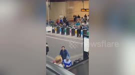 Harvard Square shooting - video shows commuters fleeing while shooter at large