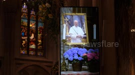US: Mass held at St. Patrick's Cathedral in NYC following death of Pope Francis
