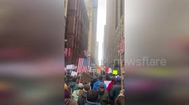 US: Anti Trump Protests Held In Chicago With Strong Messages