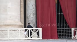 Vatican City: Prayers for Pope Francis in St Peter's Square