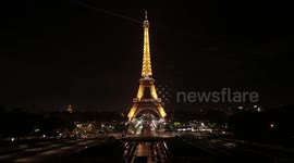 France: Eiffel Tower darkened in tribute to late Pope Francis
