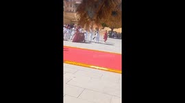 US Vice President JD Vance Visits Jaipur's Amer Fort, Gets Traditional Elephant Welcome with Family