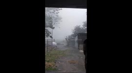 Storm slams into homes in Chiang Mai, northern Thailand