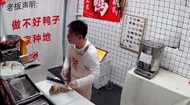 Chinese shop owner refuses to sell spoiled meat - manages to avoid ceiling collapse in process