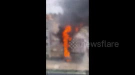 US: Four Injured as Fire Engulfs Apartment Building in Astoria, Queens on Easter Sunday