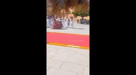 JD Vance greeted by dancers on visit to wife's homeland India
