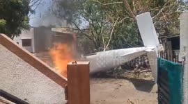 Pilot killed when training flight crashes in village in India