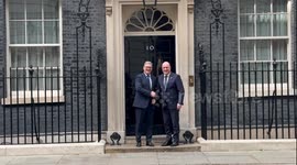 Keir Starmer welcomes Christopher Luxon to 10 Downing Street