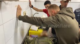 Funeral prayer held for 5 Palestinians killed in Israeli airstrike on Al-Shati Refugee Camp in Gaza