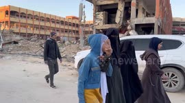 Palestine: Eid al-Fitr prayer held at school sheltering Palestinians in Khan Younis