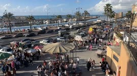 Lebanon: Children in Lebanon enjoy Eid festivities at seaside amusement park in Sidon