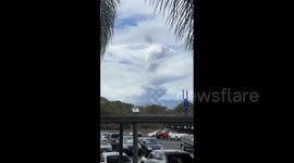 Costa Rica: Poás Volcano Eruption Spews High Ash Column