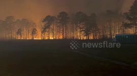 US: Garden State Parkway Closed, Thousands Evacuate as Wildfire Rages in NJ