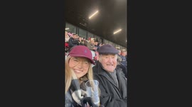 Woman takes grandad to see his favourite football team in heartwarming video