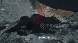 Türkiye: MOTION GRAPHICS - Earthquake of magnitude 6.2 jolts Istanbul