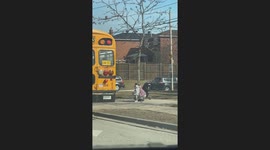 Precious family moment caught on camera while I was driving home from work