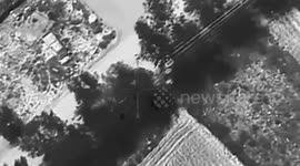 Lebanon: IDF releases footage of airstrikes targeting vehicles in southern Lebanon
