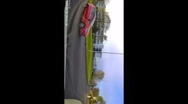 Young driver fails to give way on roundabout no apology just smiles and laughs