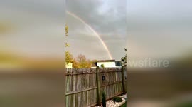 US: Amazing Rainbow Captured Over North York Pennsylvania