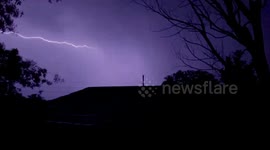 US: Stunning Lightning Show Captured in North Alabama