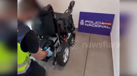 Police find 11kg of cocaine hidden in wheelchair at Barcelona Airport