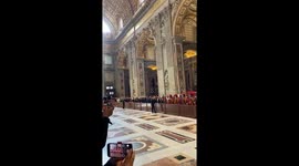 Pope Francis’s body carried into St. Peter’s Basilica for public viewing