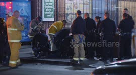 US, Los Angeles: South Park Man Crashes Into LAPD K9 Unit