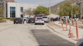 US, Los Angeles: Valencia Construction Worker Falls Off Site Truck and Run Over With Sound On Tape