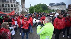 Belgium: Belgian workers rally over unemployment reforms