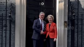 Keir Starmer hosts Ursula Von Der Leyen in 10 Downing Street