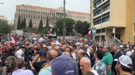 Lebanon: Retired Lebanese soldiers protest for better living conditions