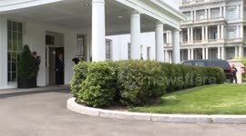 US: US President Trump meets Norwegian PM Store in Washington DC