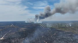 US: Large wildfire burns for third consecutive day in Ocean County, New Jersey