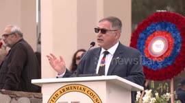 US, Los Angeles: Montebello Armenian Community Commemorates 110th Anniversary of Armenian Genocide With Sound On Tape Part 2