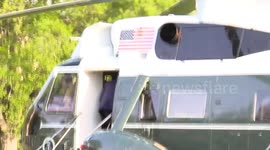 US: Trump departs White House for Leesburg visit