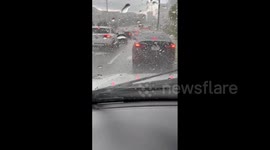 US: Hailstorm Hits Atlanta, Georgia