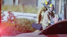 US, Los Angeles: Tujunga Man Suffers Burns Following Apartment Fire