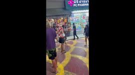 Tourist reacts furiously to 'pet' cockroach being flicked from his head