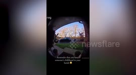 Adorable moment Potter-mad girl is surprised with studio trip - delivered 'by owl'