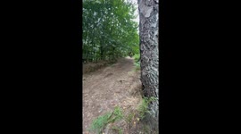 Mountain biker’s attempt at Woburn's hip jump line results in an unexpected fall