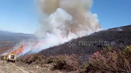 Spain: Controlled Burn Conducted In Maceda For Fire Prevention