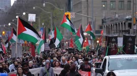Canada: Thousands hold rally in Toronto in solidarity with Palestine