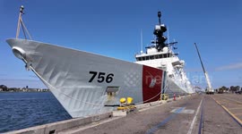 California Coast Guard offloads cocaine with  214 million dollars